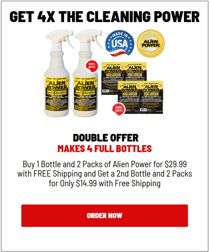 Alien Power Stain Remover package price 
